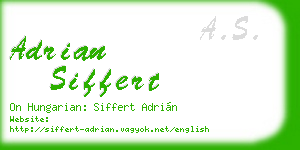 adrian siffert business card